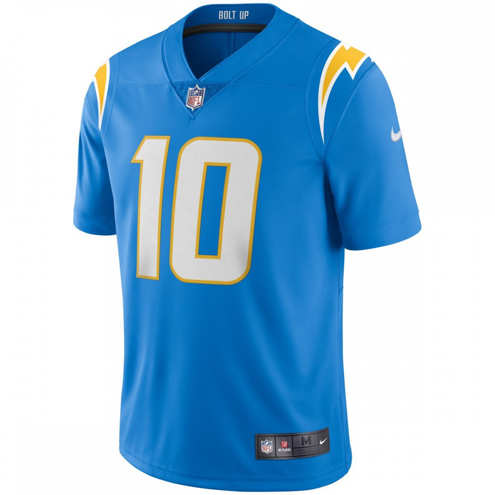 Justin Herbert Los Angeles Chargers Nike Vapor Limited Jersey - Powder Blue-GridironStore
